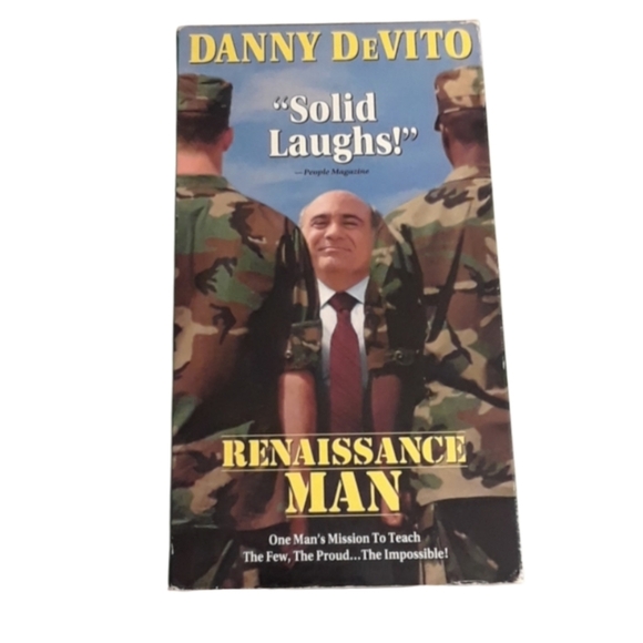 Renaissance Man touchstone home video VHS video tape - Picture 1 of 5